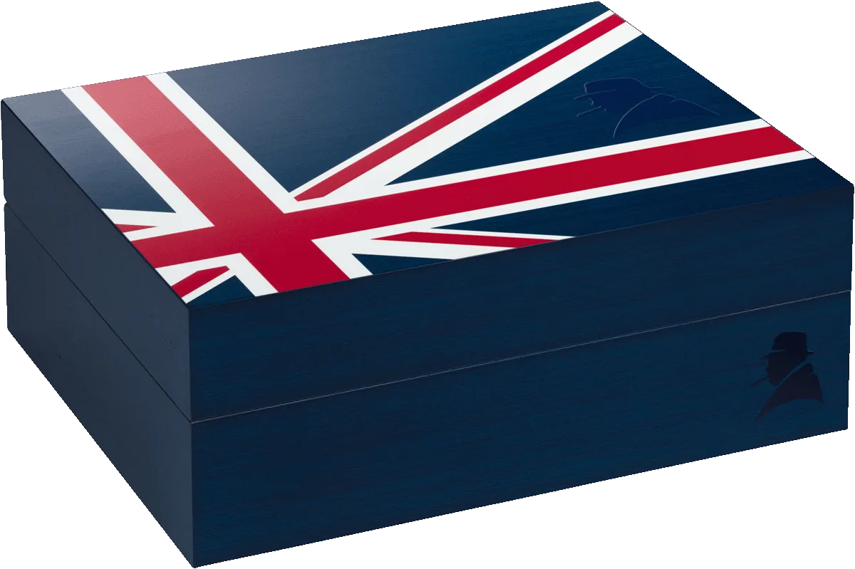 Davidoff WSC Union Jack Humidor seitlich