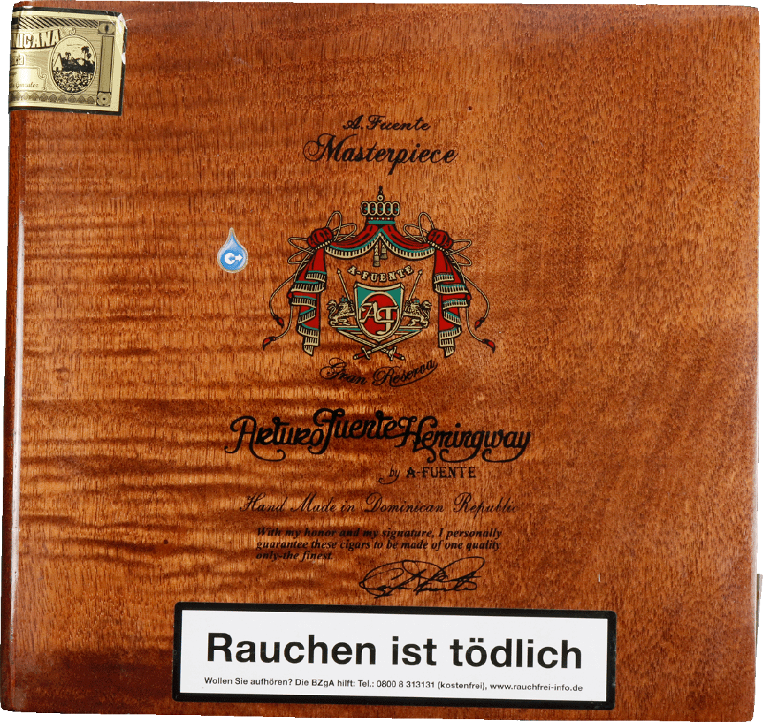 Arturo Fuente Hemingway Masterpiece - Kiste vorne geschlossen