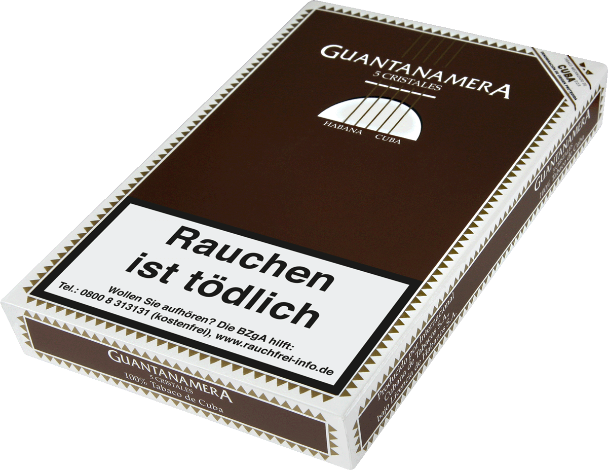 Guantanamera Cristales - Pappetui seitlich geschlossen