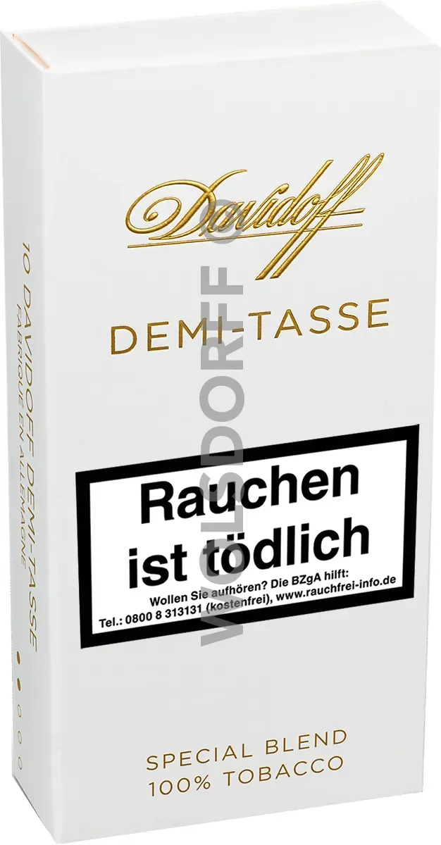 Davidoff Demi Tasse Schachtel Vorderansicht