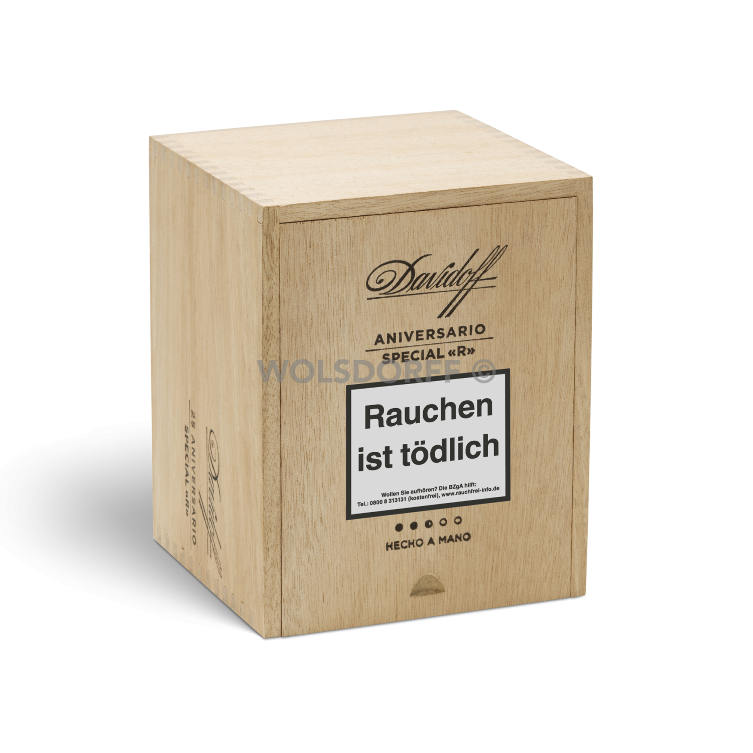 Davidoff Aniversario Special "R" - Kiste seitlich geschlossen