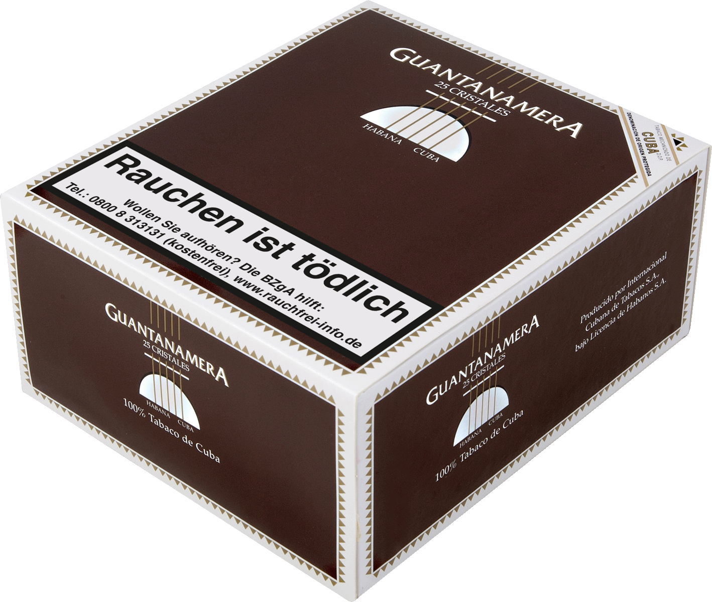 Guantanamera Cristales - Kiste seitlich geschlossen