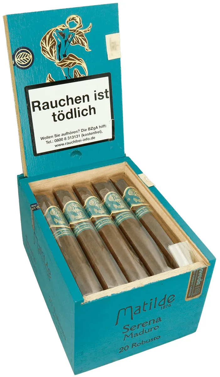 Matilde Serena Robusto Kiste offen Seite