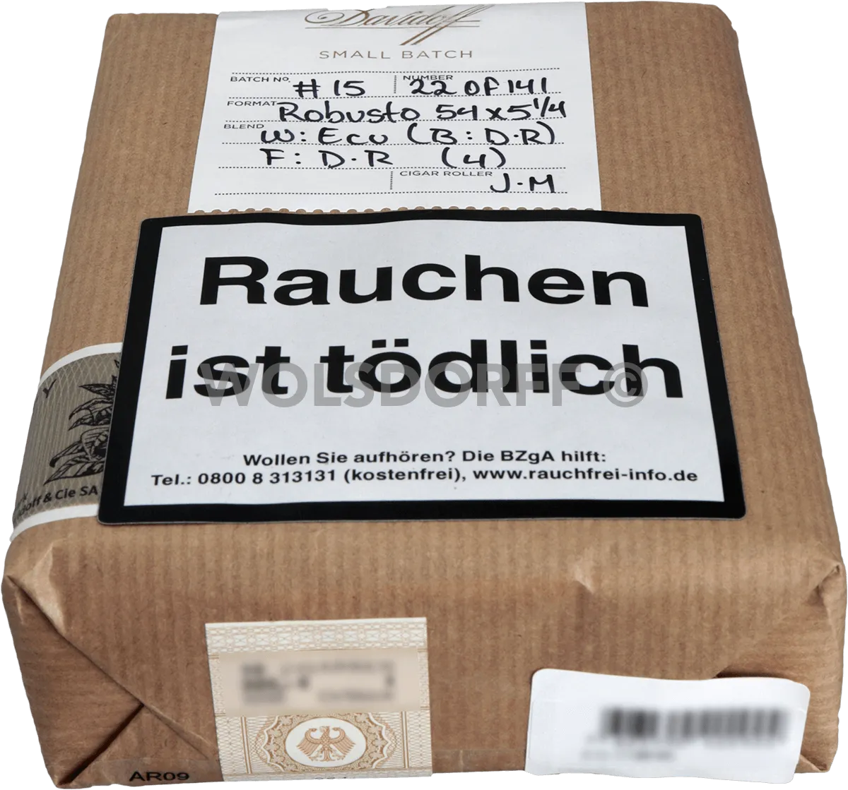 Davidoff Small Batch liegend