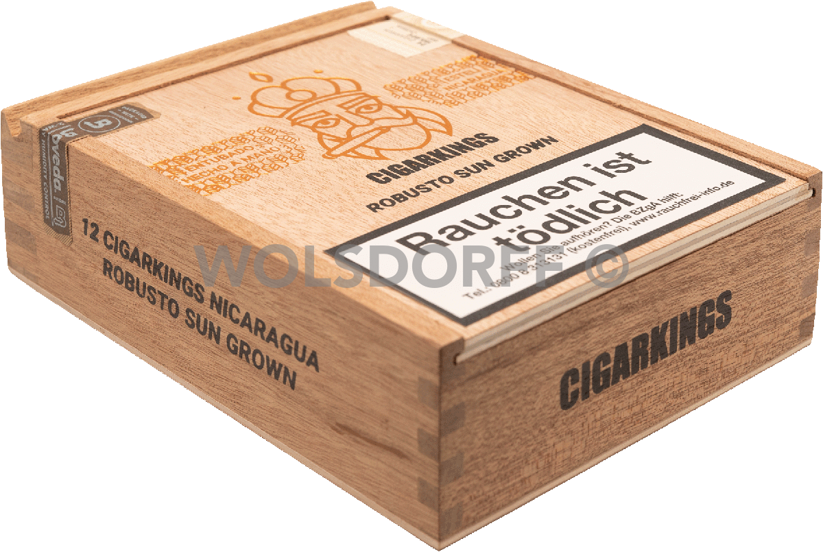 CigarKings Robusto Sun Grown - Kiste seitlich geschlossen