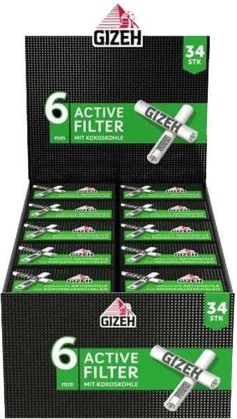 Gizeh Aktivkohlefilter Großpackung