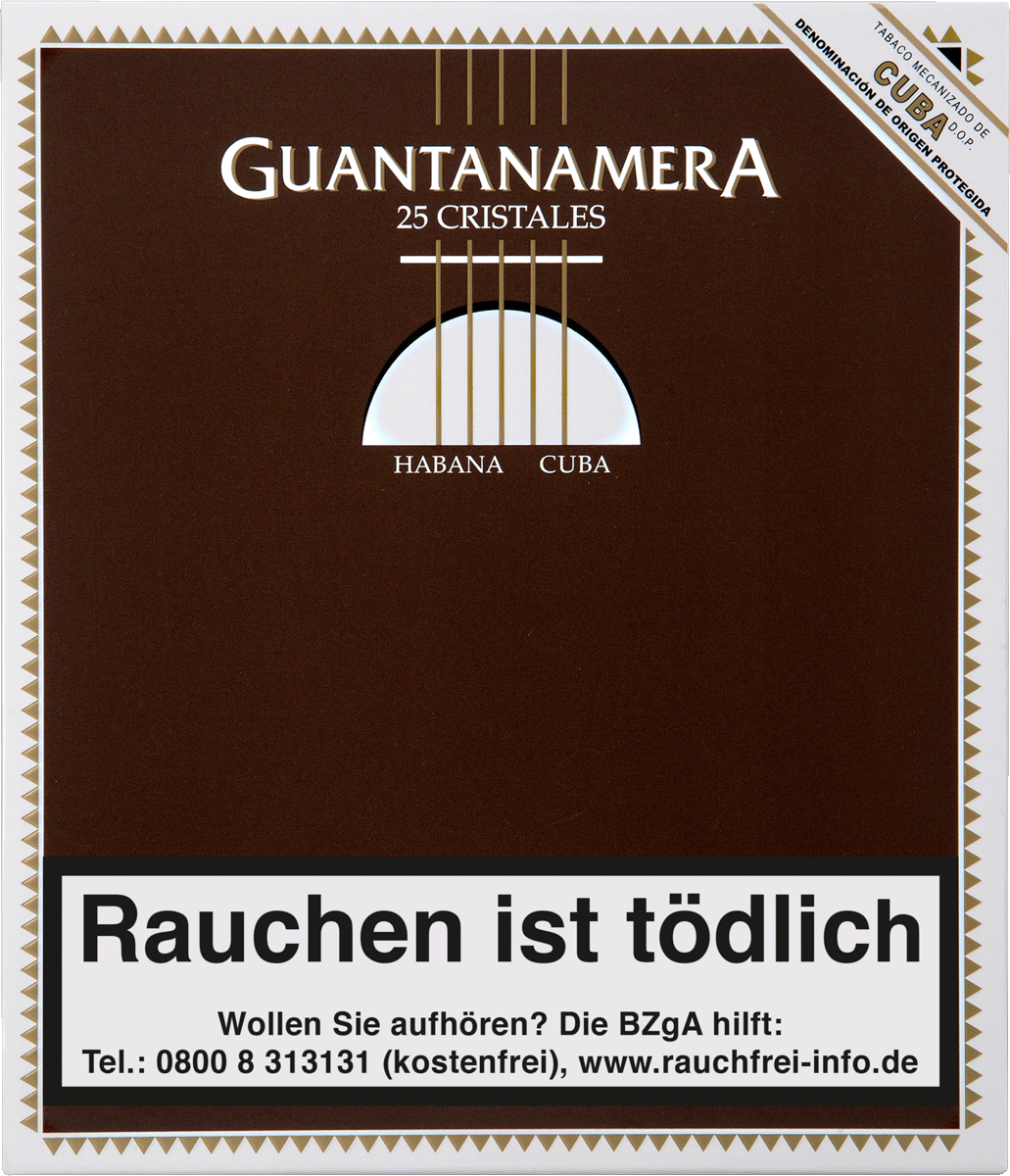 Guantanamera Cristales - Kiste vorne geschlossen