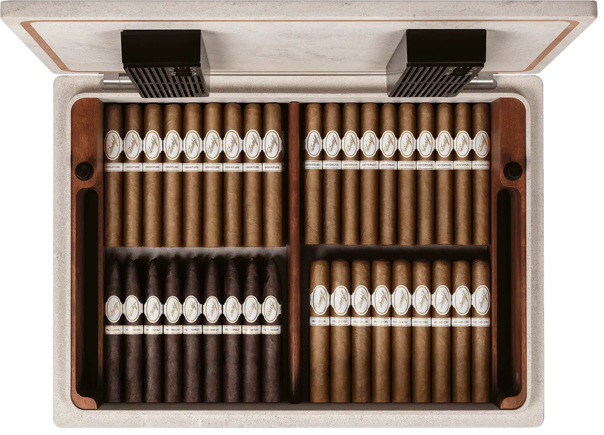 Davidoff Monolith Inhalt offen von oben