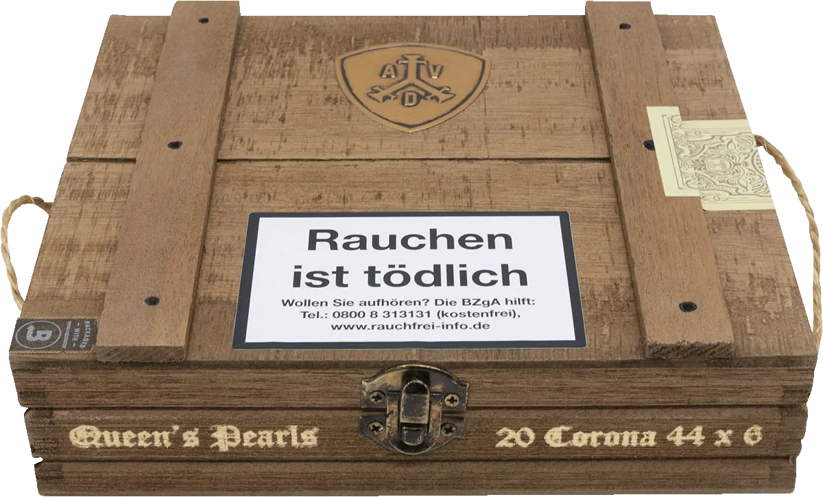 ADV Queens Pearls Corona Kiste Vorne