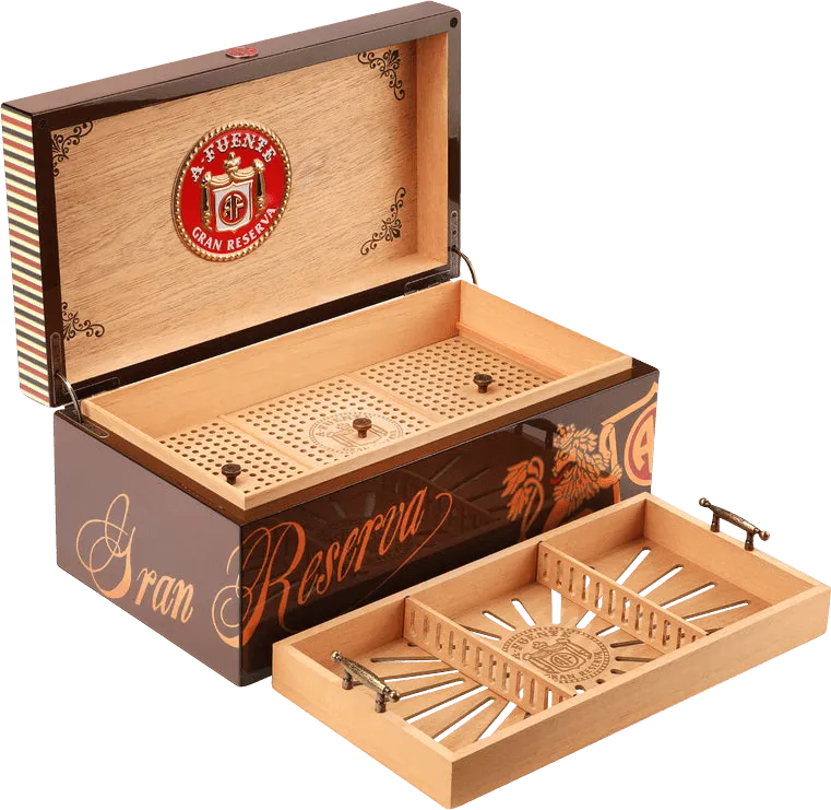 Fuente Humidor offen mit Tray