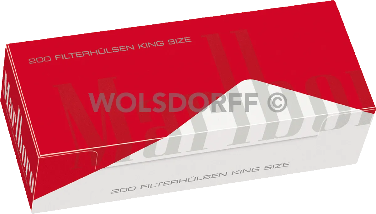 Marlboro Red Hülsen Einzelverpackung