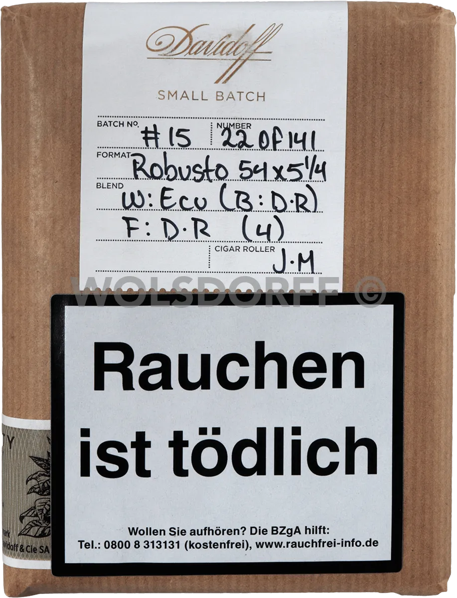Davidoff small Batch Frontansicht