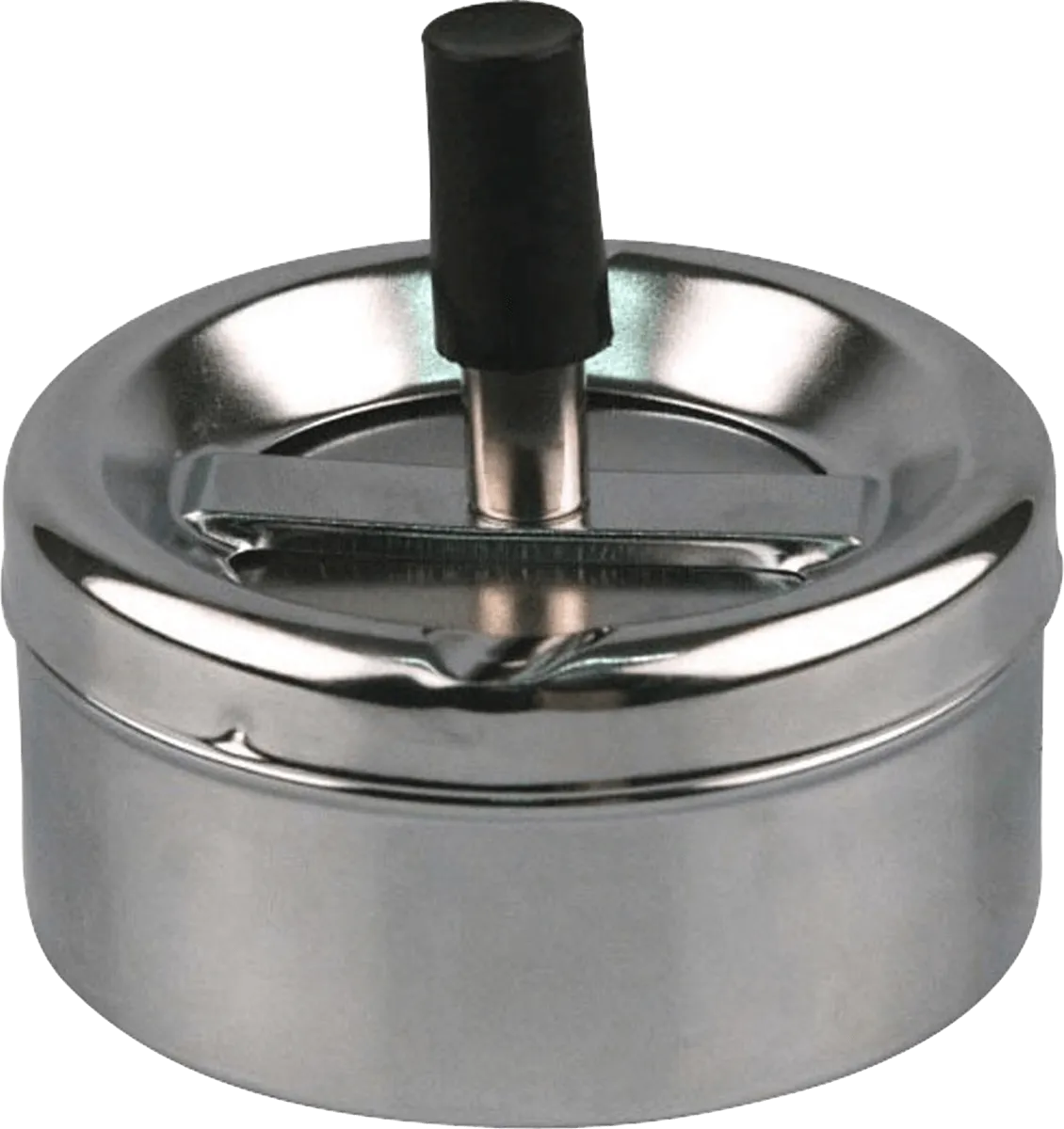 Schleuderascher in Chrom