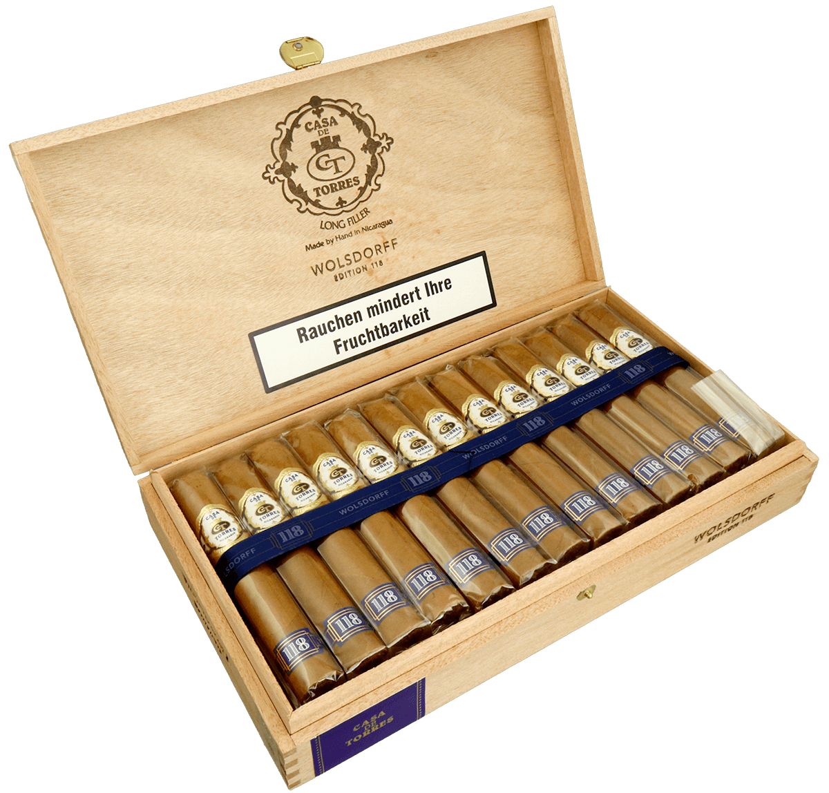 Casa de Torres WOLSDORFF - Kiste seitlich geöffnet