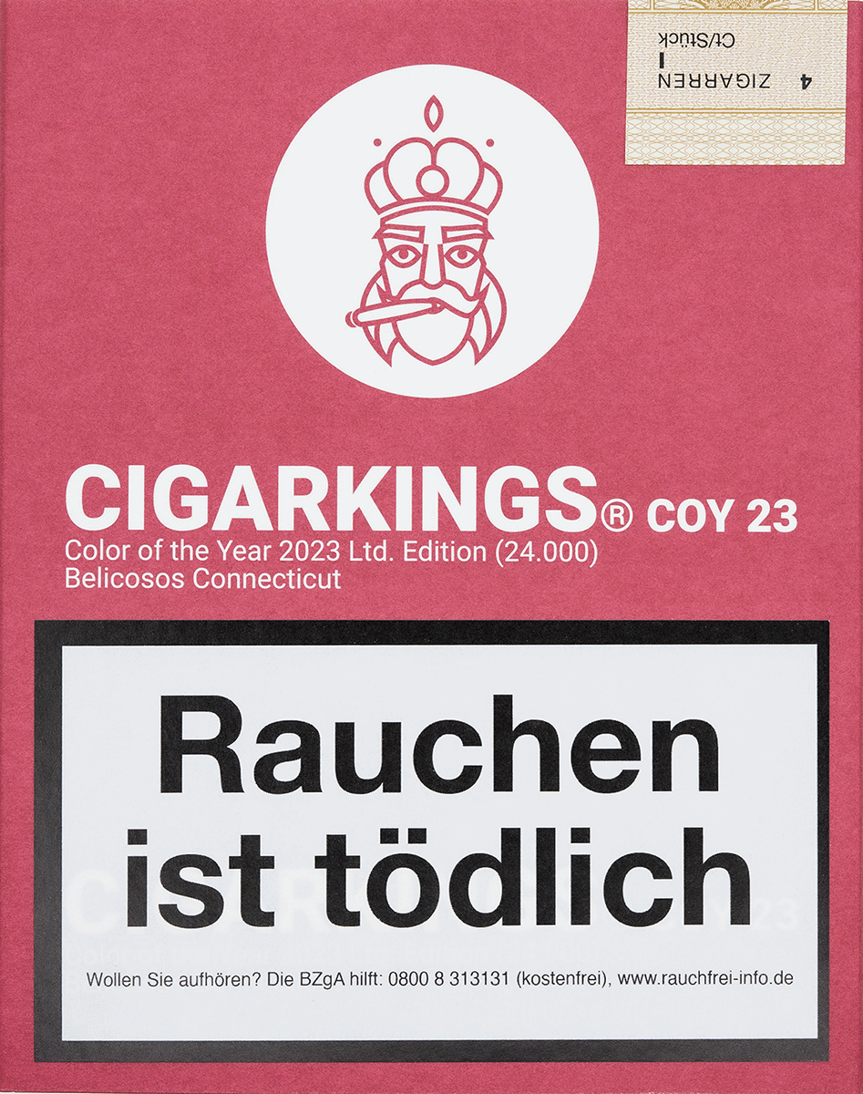 CigarKings COY 23 Belicoso - Pappschachtel vorne geschlossen