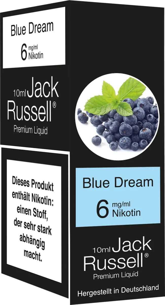 Jack Russell Liquid Blue Dream 6mg Verpackung