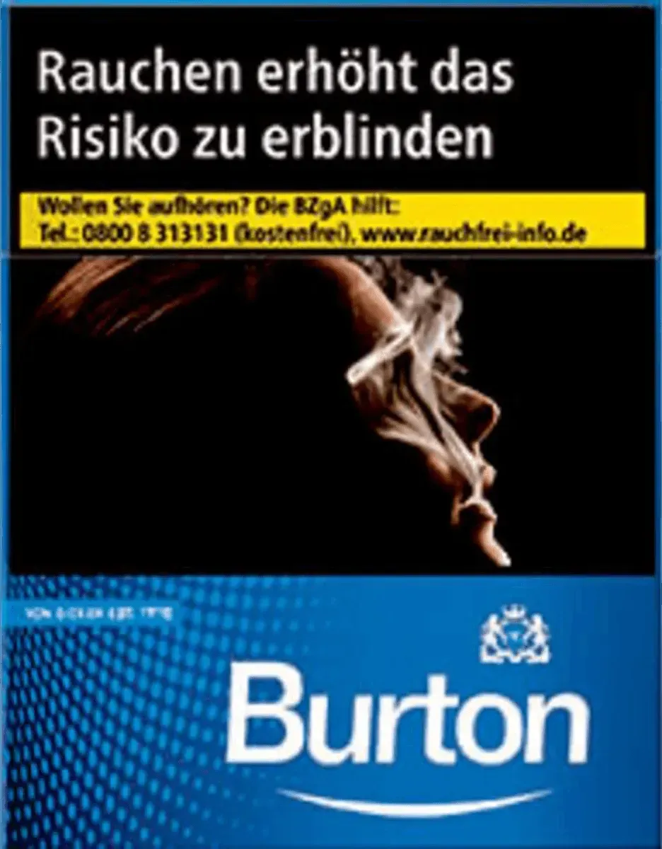Burton Blue XL Packung von vorne