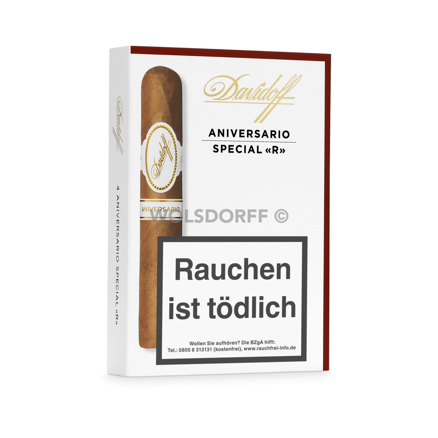 Davidoff Aniversario Special "R" - Pappetui vorne geschlossen