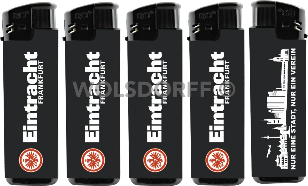 Eintracht Frankfurt Einwegfeuerzeug mit Aufdruck