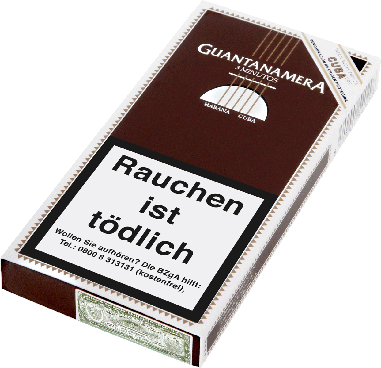 Guantanamera Minutos - Pappetui seitlich geschlossen