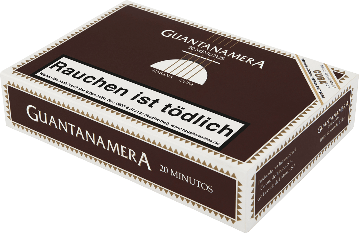 Guantanamera Minutos - Kiste seitlich geschlossen