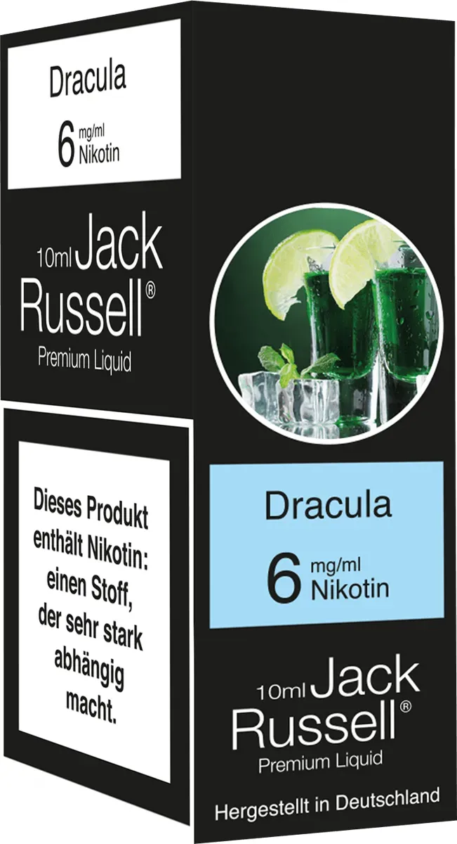 Jack Russell Liquid Dracula 6mg Verpackung