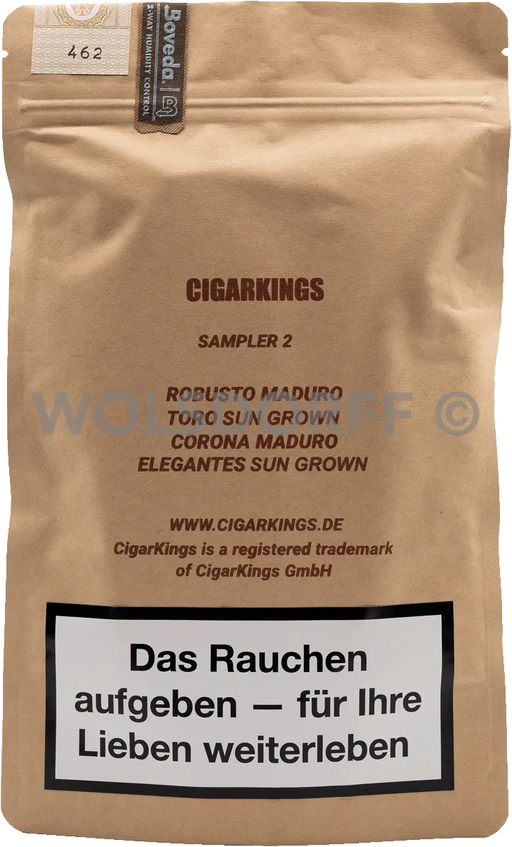 Cigarkings Sampler Back