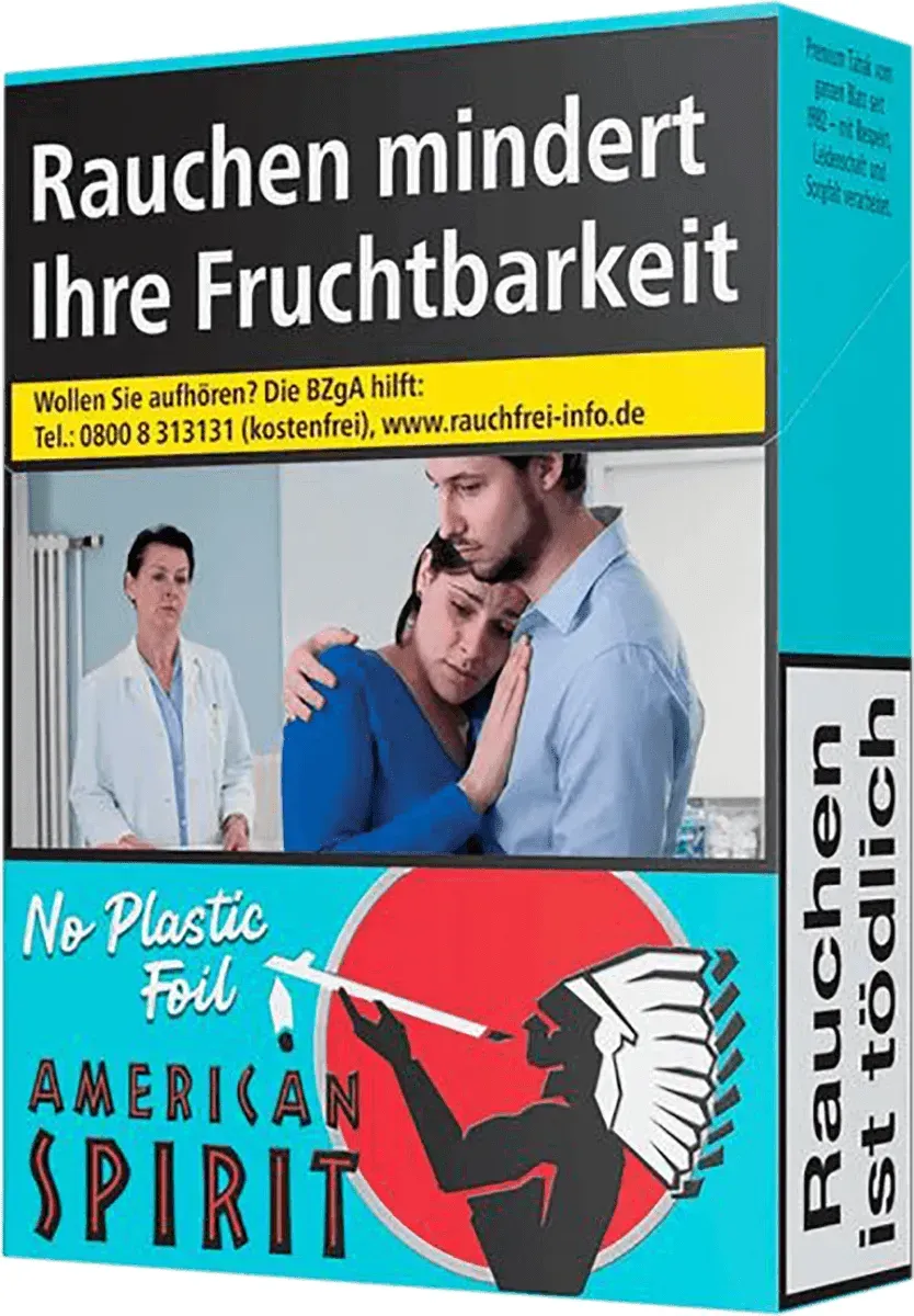 American Spirit Blue BP L Vorderseite