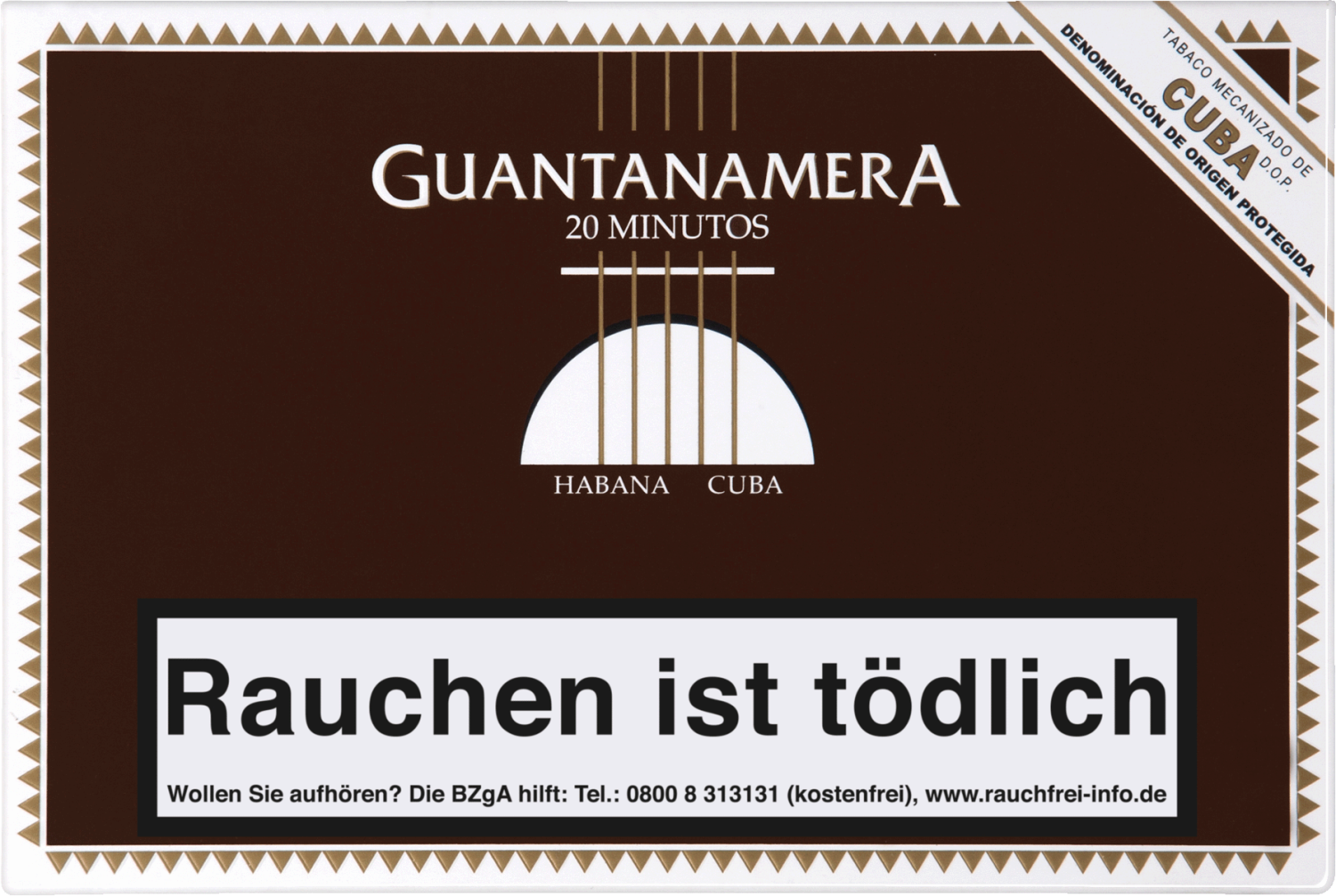 Guantanamera Minutos - Kiste vorne geschlossen