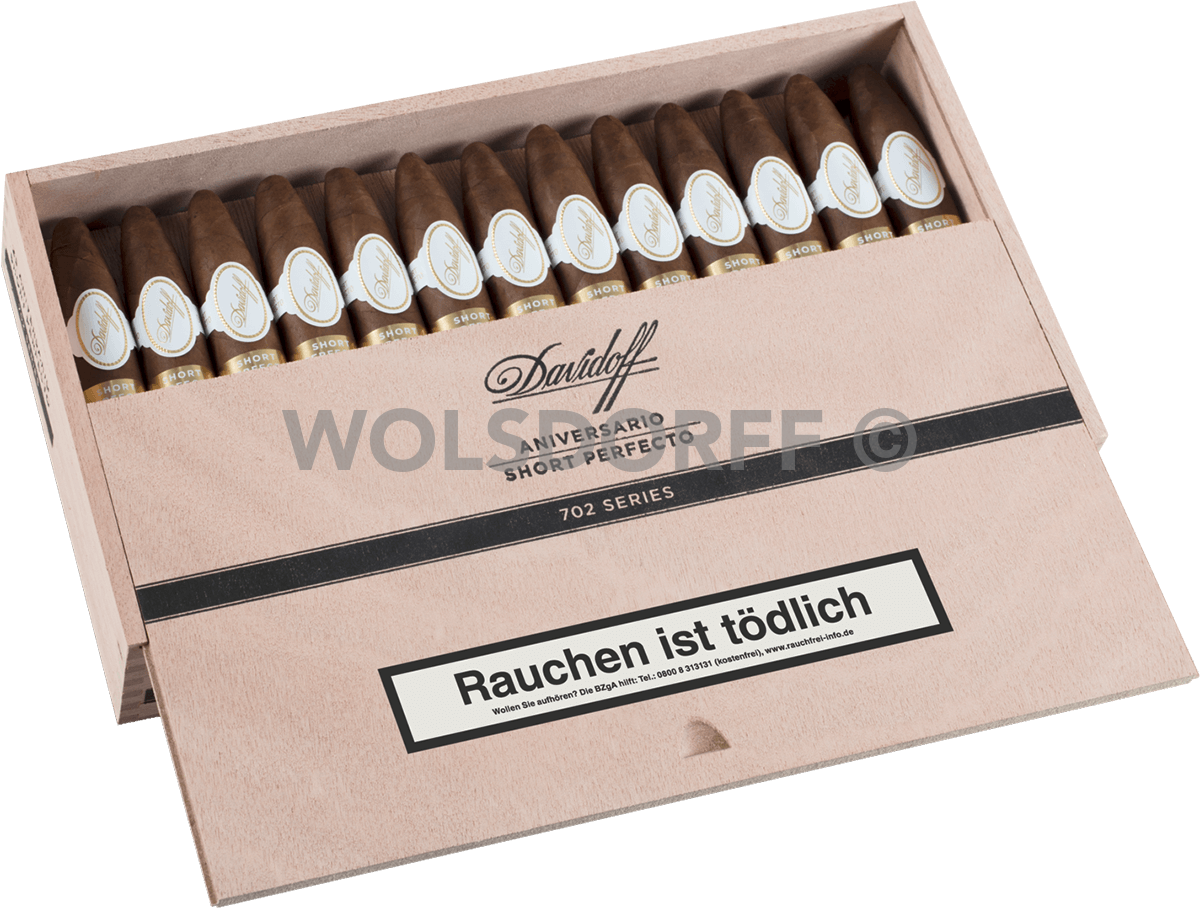 Davidoff 702 Series - Kiste vorne geöffnet