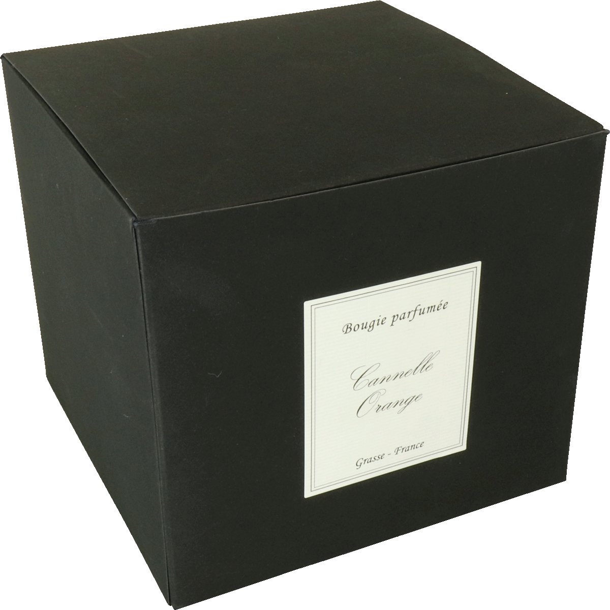 Bougie Parfumée Kerze im Glas  - Karton seitlich