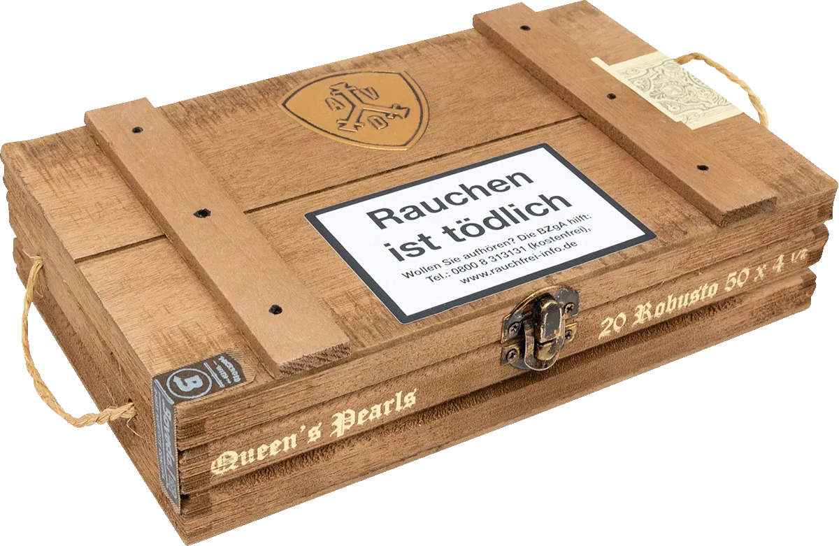 ADV Queens Pearls Robusto Kiste Seite