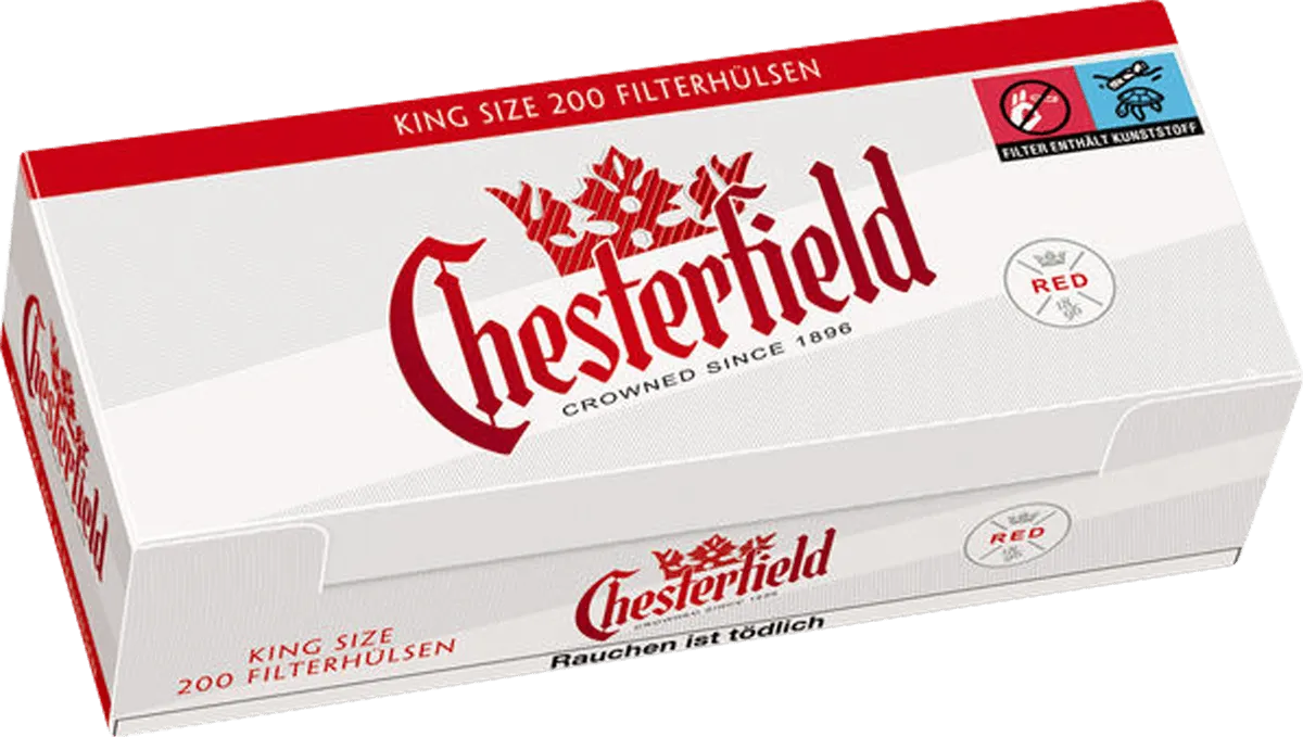 Chesterfield Filterhülsen Einzelpackung