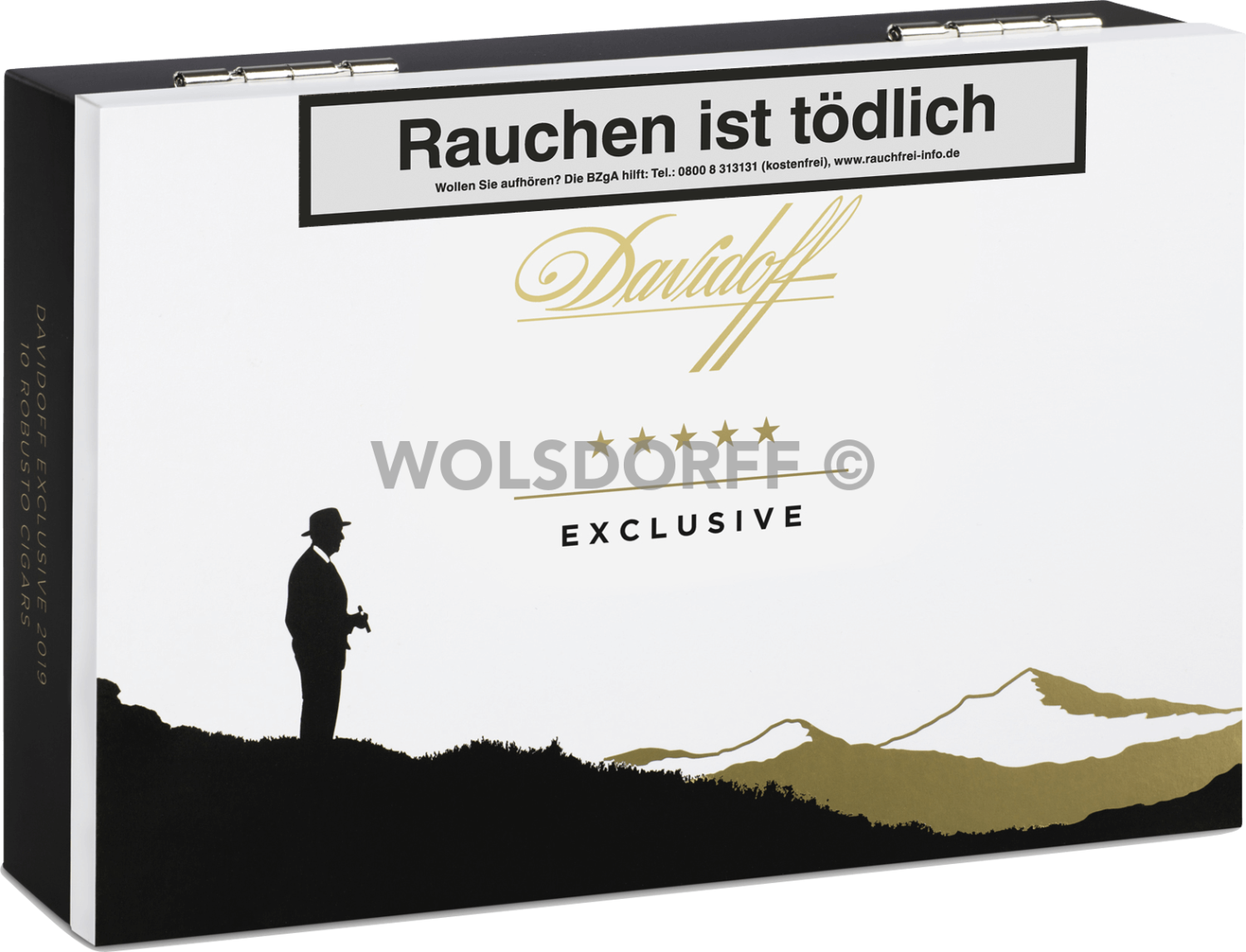 Davidoff Exclusive - Kiste seitlich geschlossen