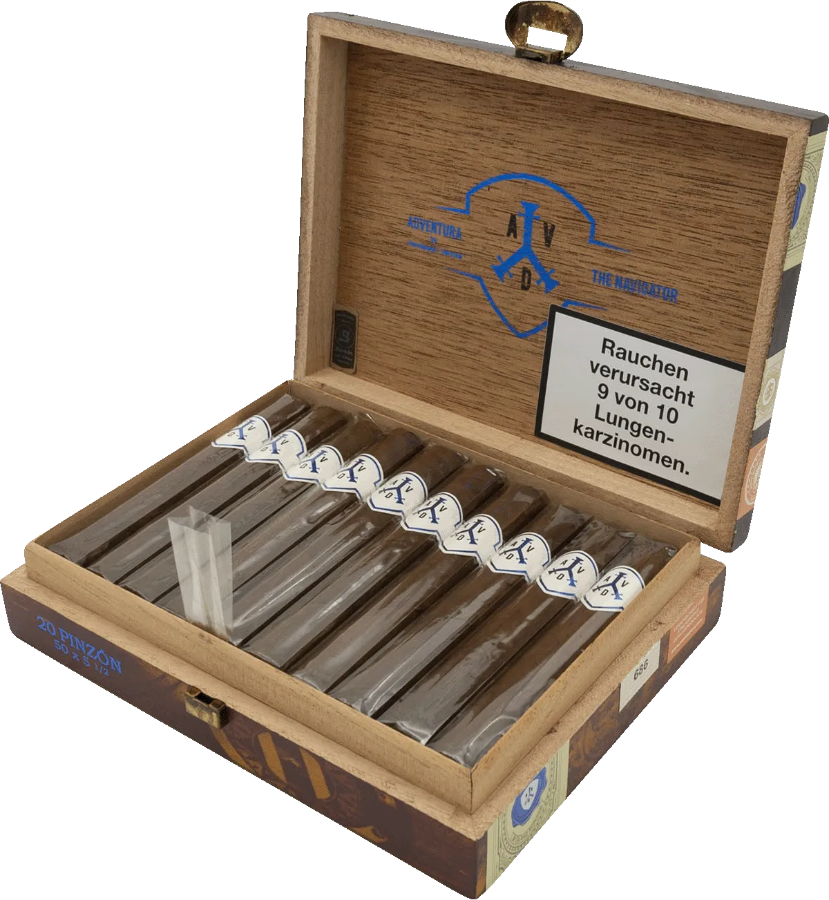 ADV The Navigator Kiste offen Seite