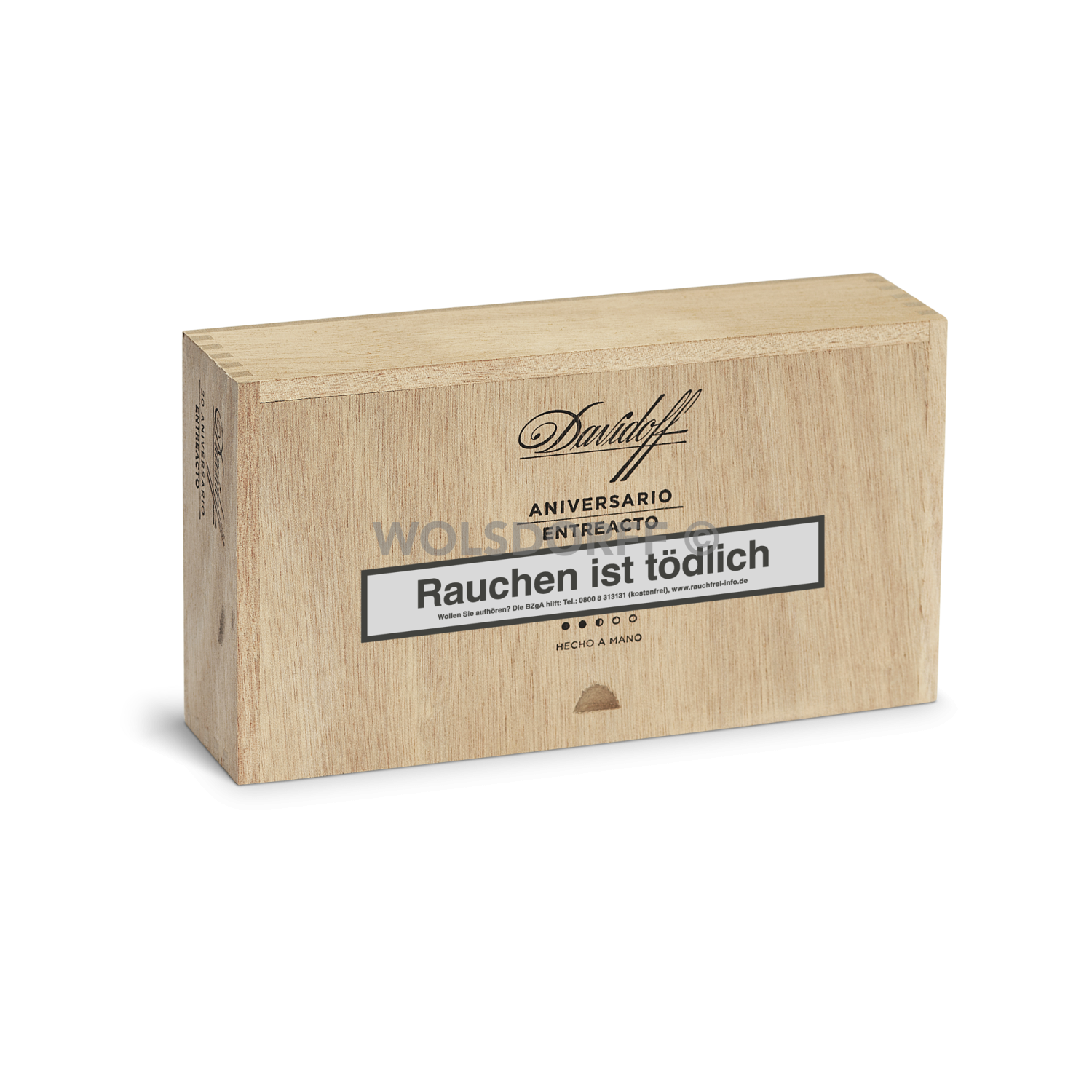 Davidoff Aniversario Entreacto - Kiste seitlich geschlossen
