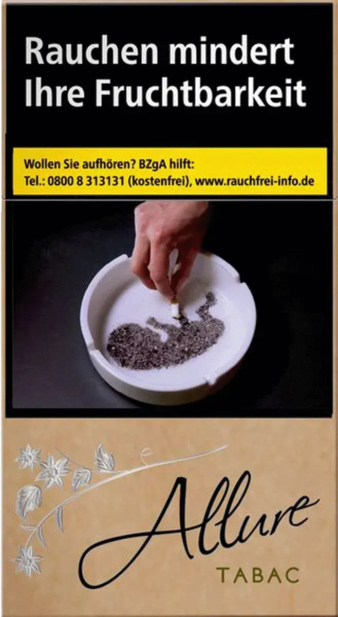 Allure Tabac XXXL Super Slims Packung von vorne