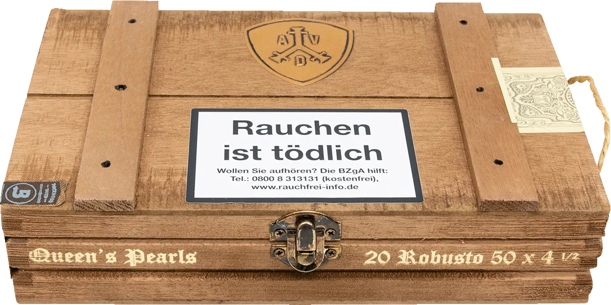 ADV Queens Pearls Robusto Kiste vorne