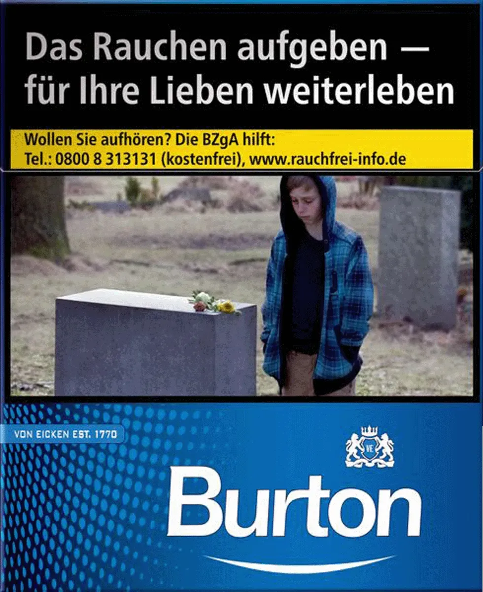Burton Blue XXXL Box Packung von vorne
