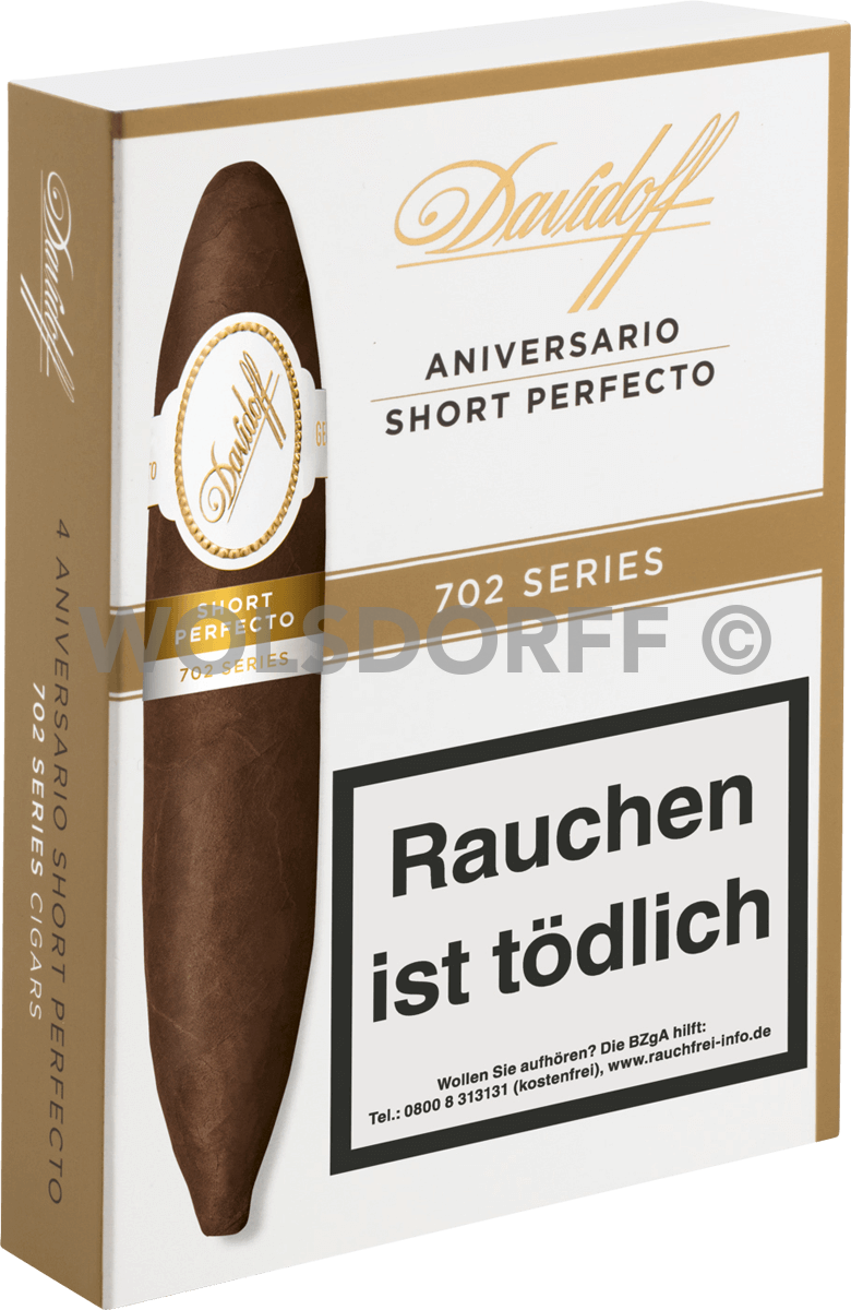 Davidoff 702 Series - Pappetui seitlich geschlossen