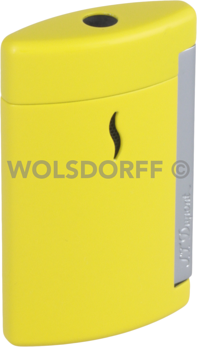 S.T. Dupont 10515 Minijet Yellow Pop - Feuerzeug seitlich