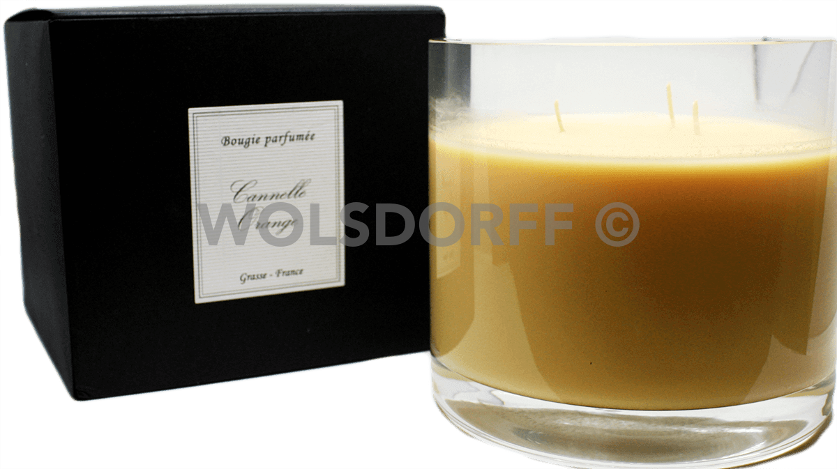 Bougie Parfumée Kerze im Glas  - Karton mit Kerze