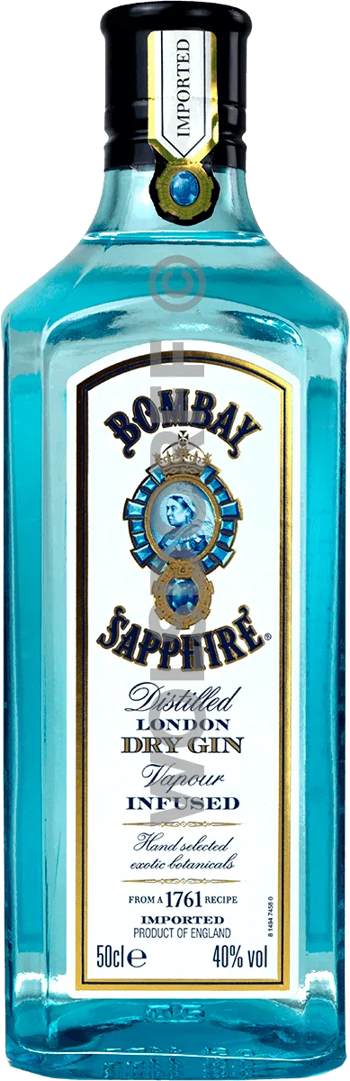 Bombay Sapphire Flasche Vorderseite